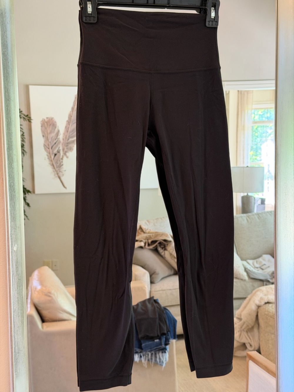 lululemon Aligh high rise 25 inch Black High-Rise Active Leggings